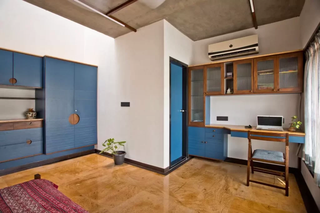 Spacious room layout inside Dhum Residence design project