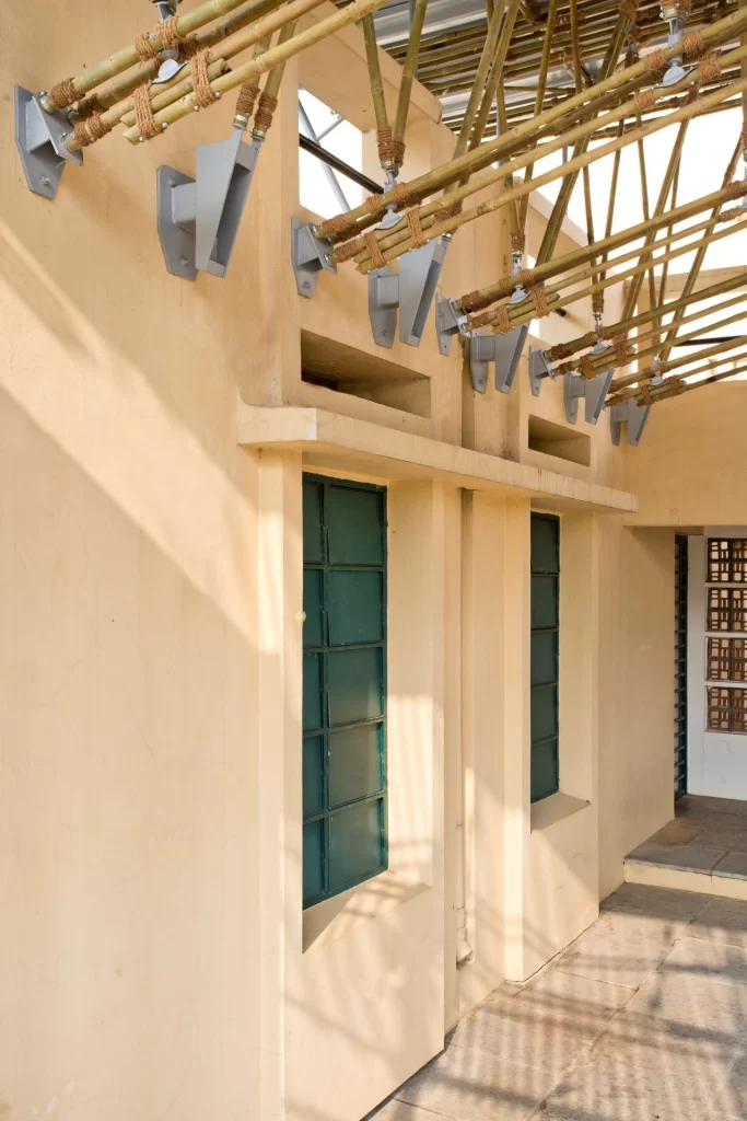 Yogashaala facade structural details