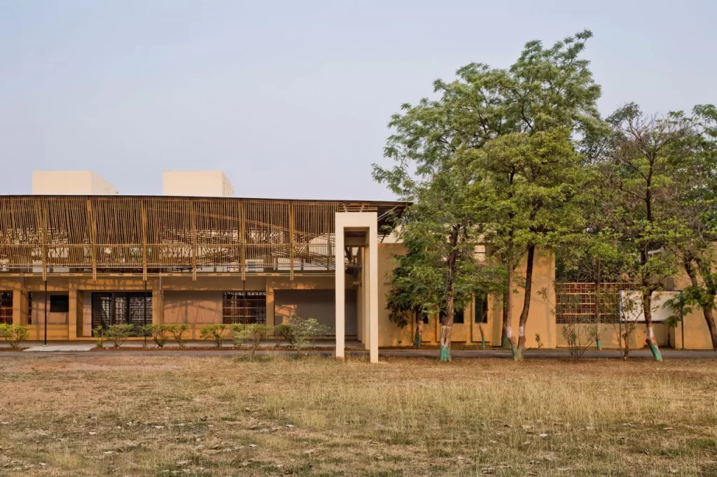 Yogashaala interior hall perspective view