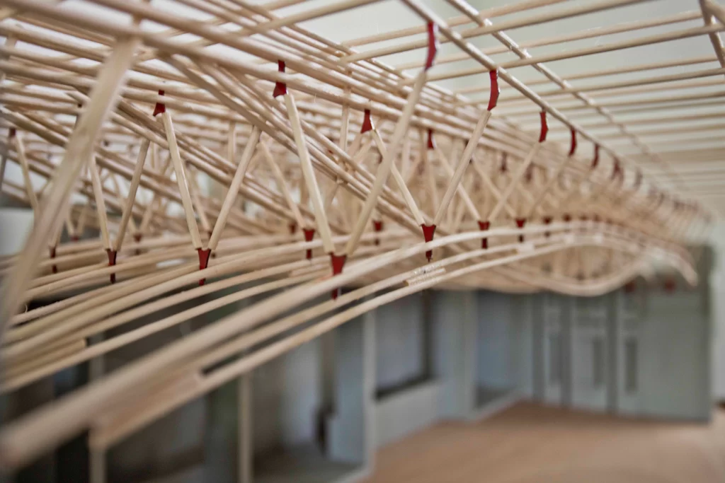 Yogashaala roof canopy installation