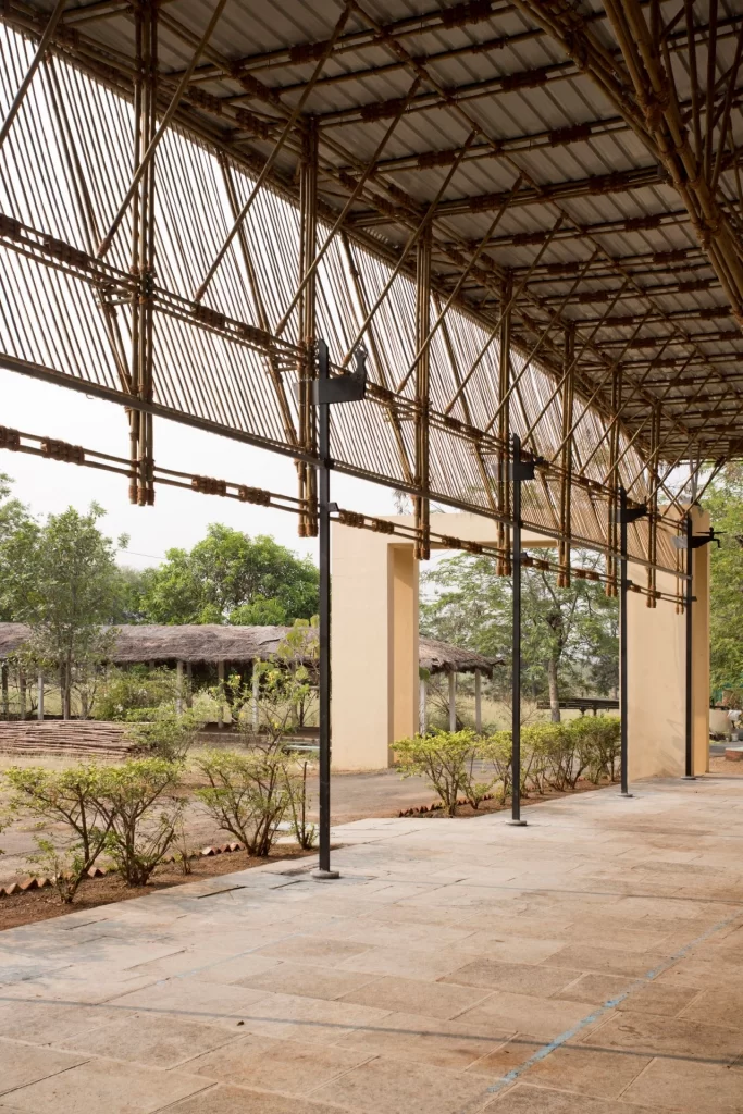 Yogashaala structural vertical elevation view