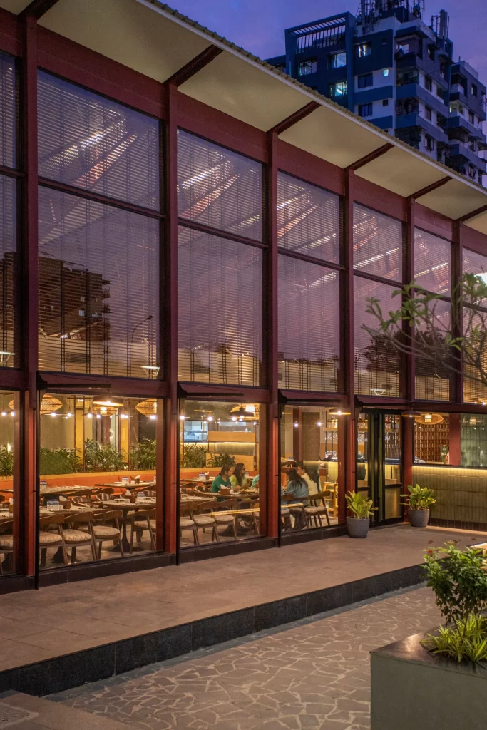 Flying Roof Restaurant Entrance Pathway and Reception