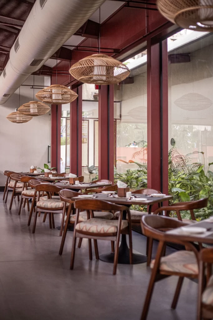 Flying Roof Restaurant Fine Dining Section Interior