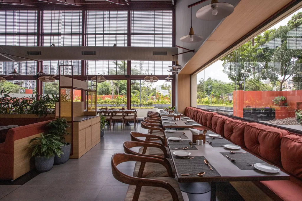 Flying Roof Restaurant Wide Angle Interior View