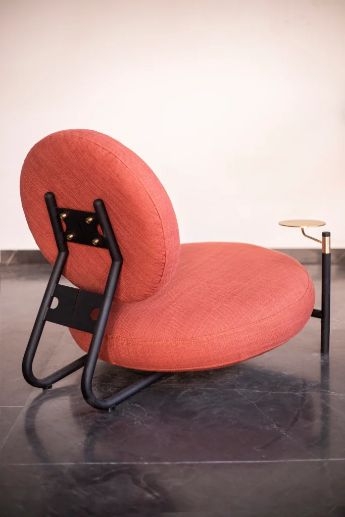 Bliss Lounge Chair armrest and leg craftsmanship
