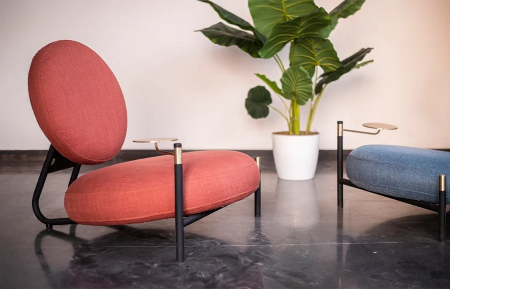 Bliss Lounge Chair front view showcase