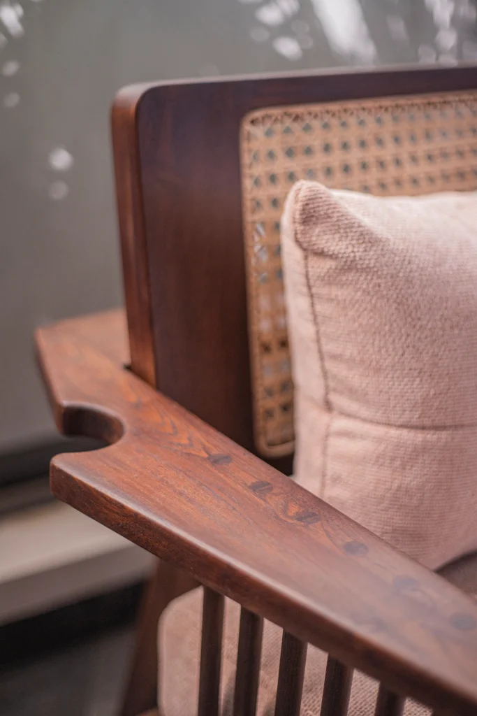 Colloquial Sofa close-up fabric and texture detail