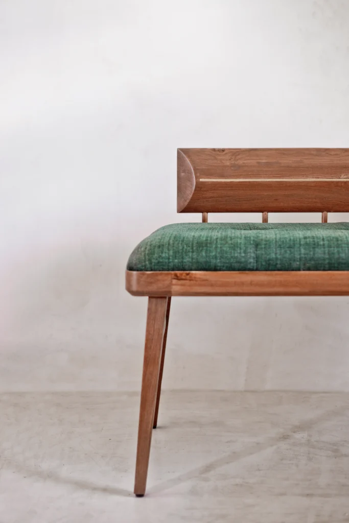 Ellipse Bench placed in a modern interior setting