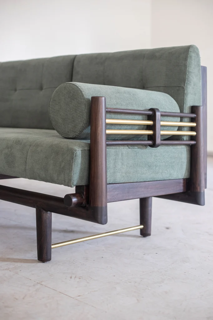Fuyo Sofa side angle perspective view