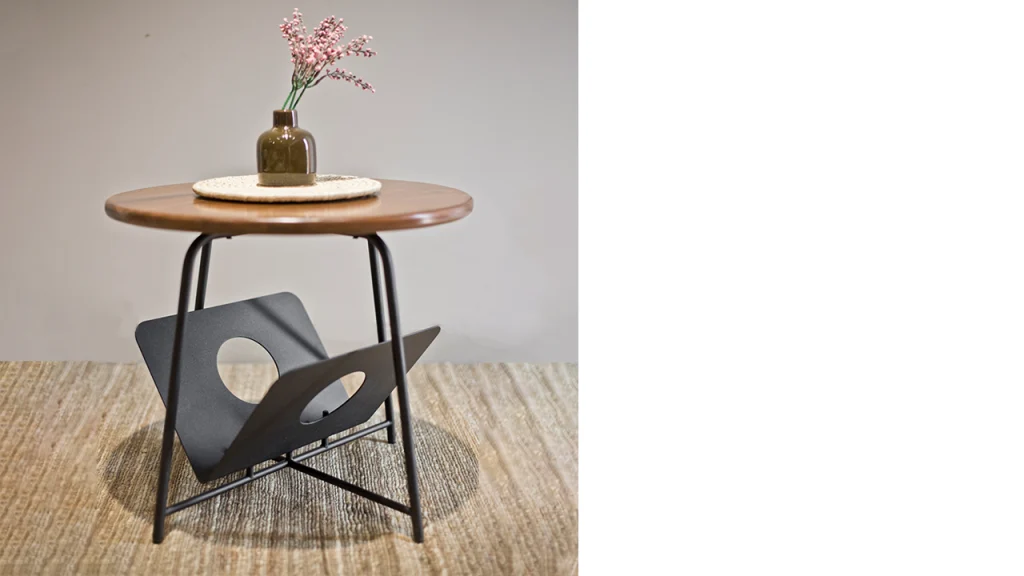 Handcrafted wooden butterfly table design