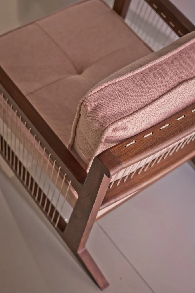 Harp Chair front angle view