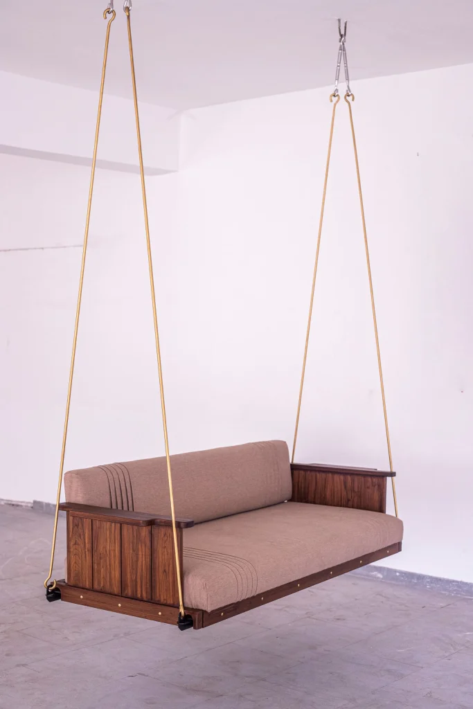 Iremia modern furniture front view angle