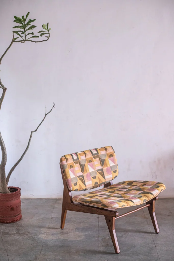 Detail shot of the Levitated chair craftsmanship