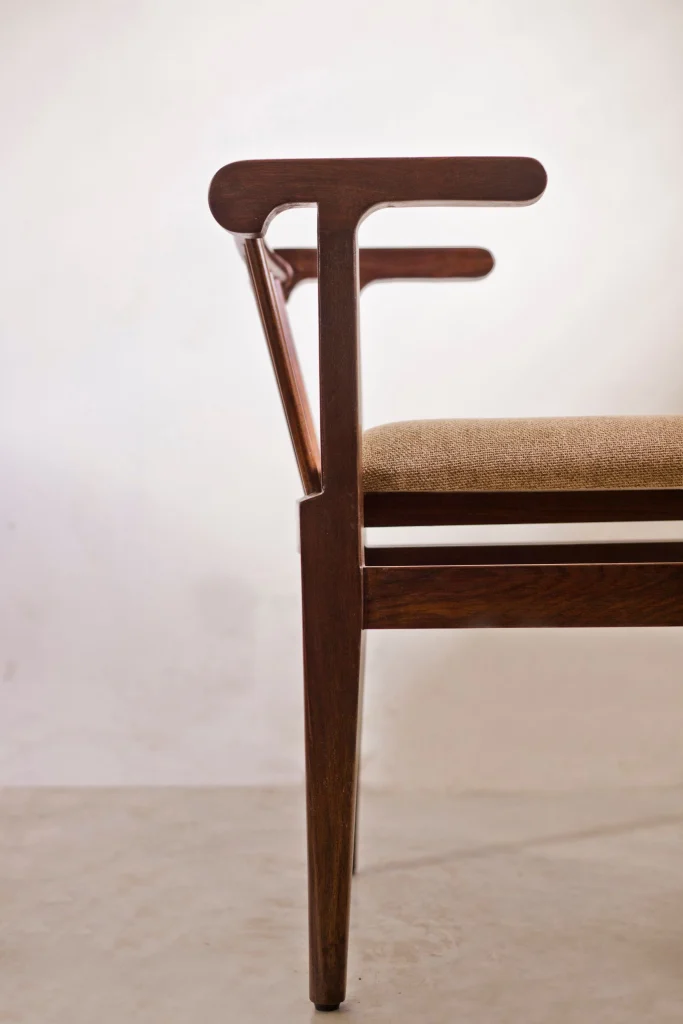 Martello chair front angle close up furniture view