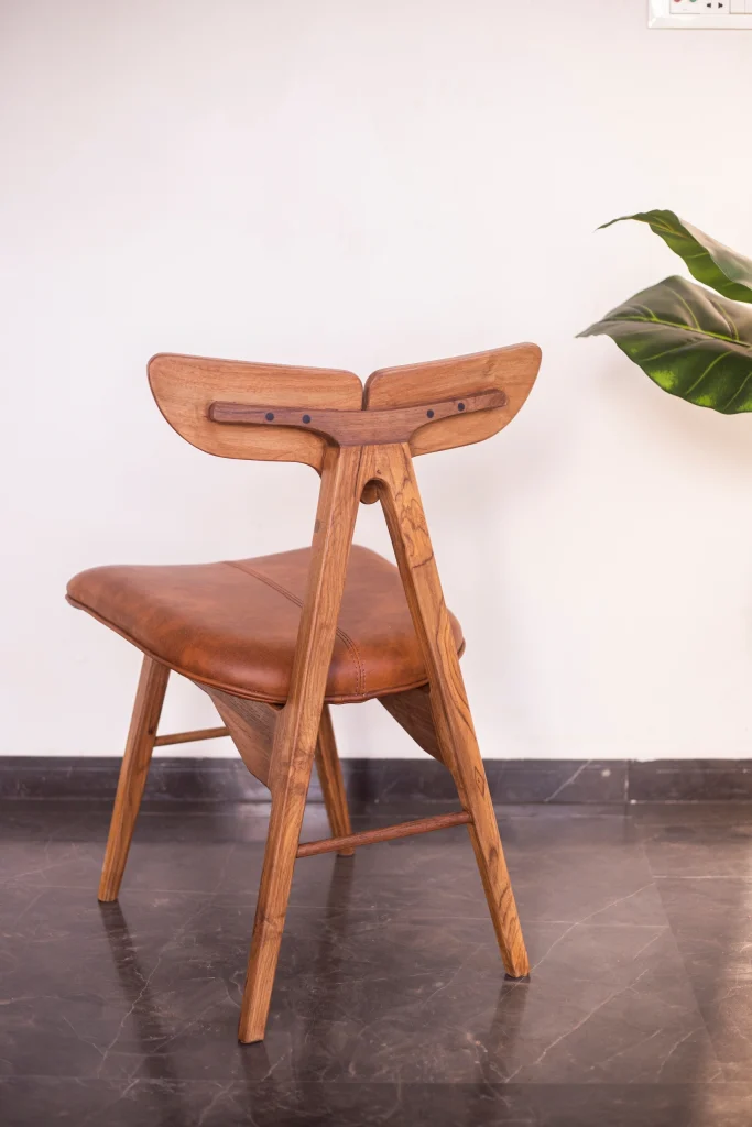 Minke Chair backrest and craftsmanship detail