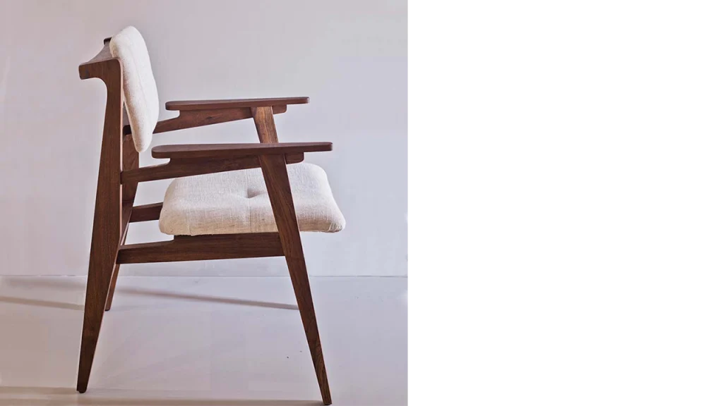 Paper Plane chair front view design