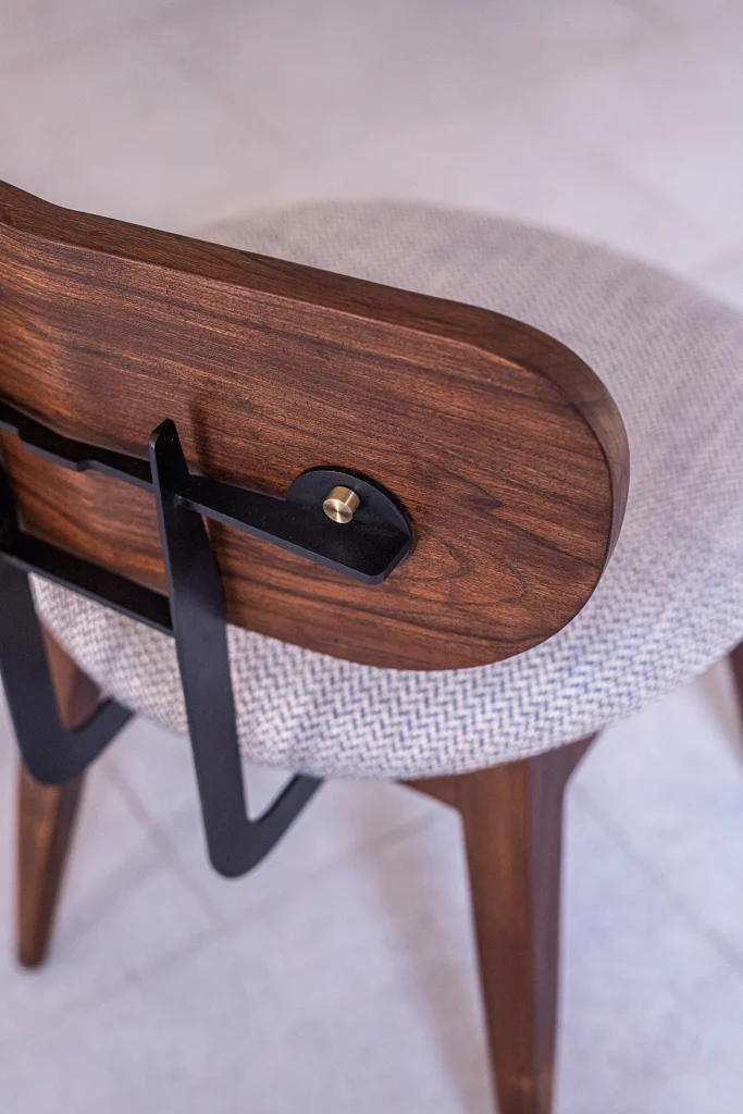Pupa furniture side angle detailed view