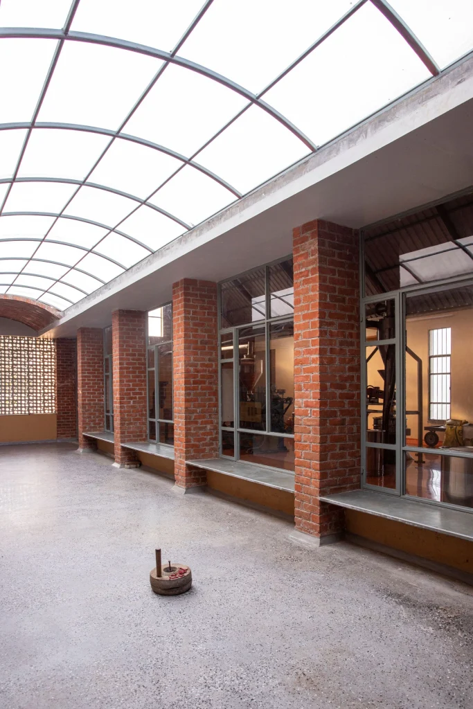 Prapanna Masala Factory storage rack structural setup