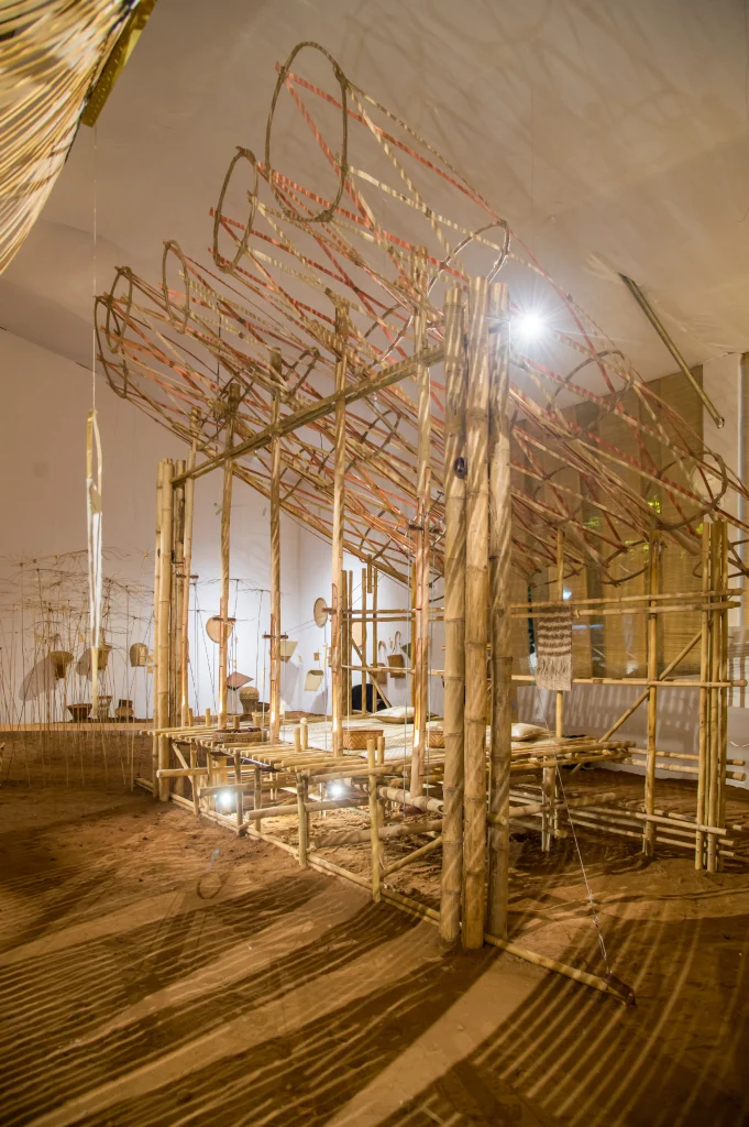 Detailed view of Mithya project at Serendipity Arts Festival 2023