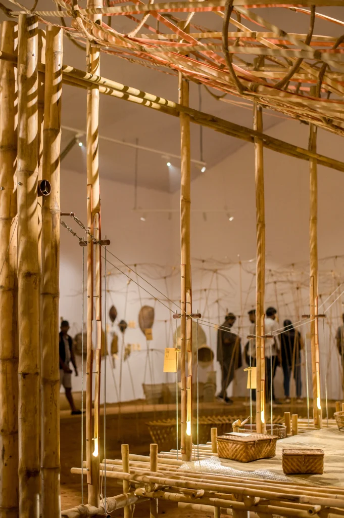 Art installation view at Mithya Serendipity Arts Festival 2023