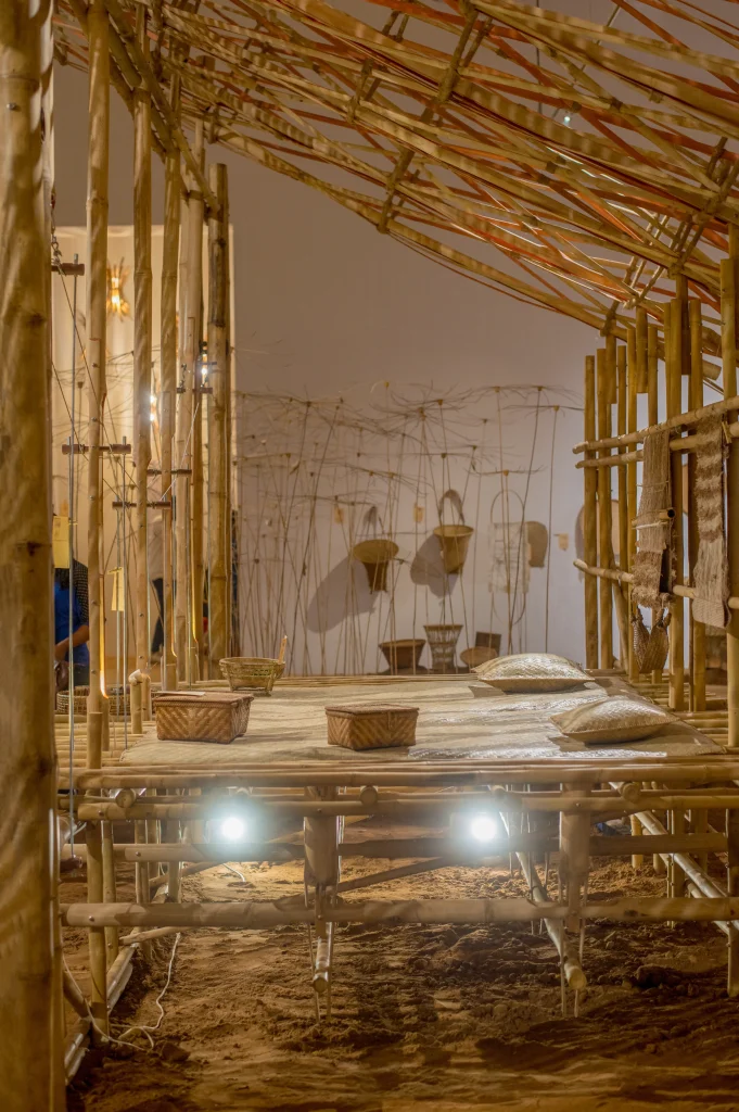 Interactive exhibit at Mithya Serendipity Arts Festival 2023