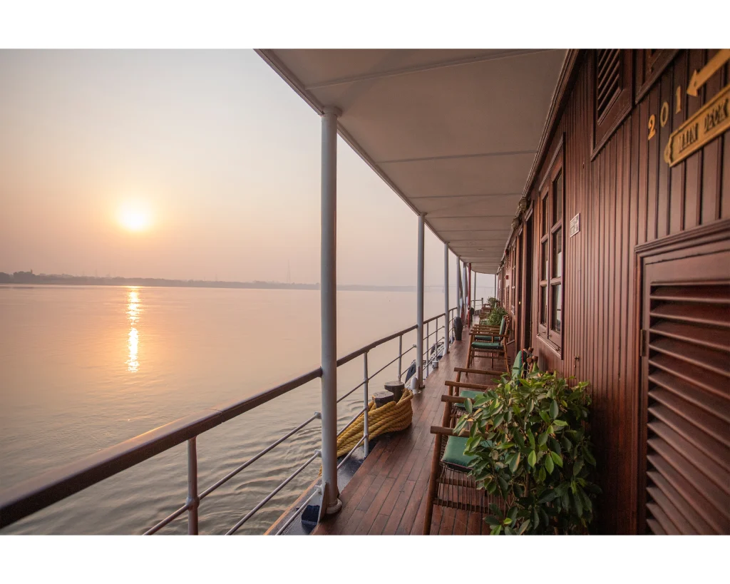 Bengal Ganga cruise corridor and passage interior design