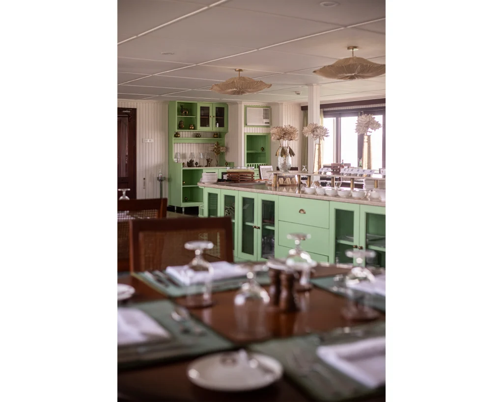 Bengal Ganga river cruise custom furniture design elements
