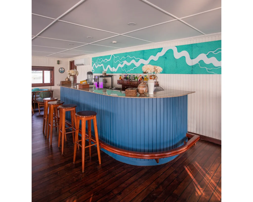 Bengal Ganga cruise lounge architectural elements