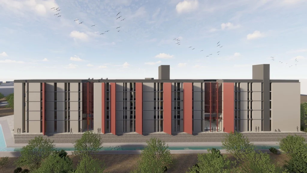 IIM Raipur Phase II interior and courtyard layout