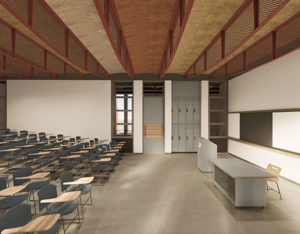 IIM Raipur Phase II modern interior hall and seating space