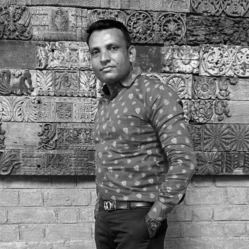 Rahulbhai portrait team member at Thumb Impressions