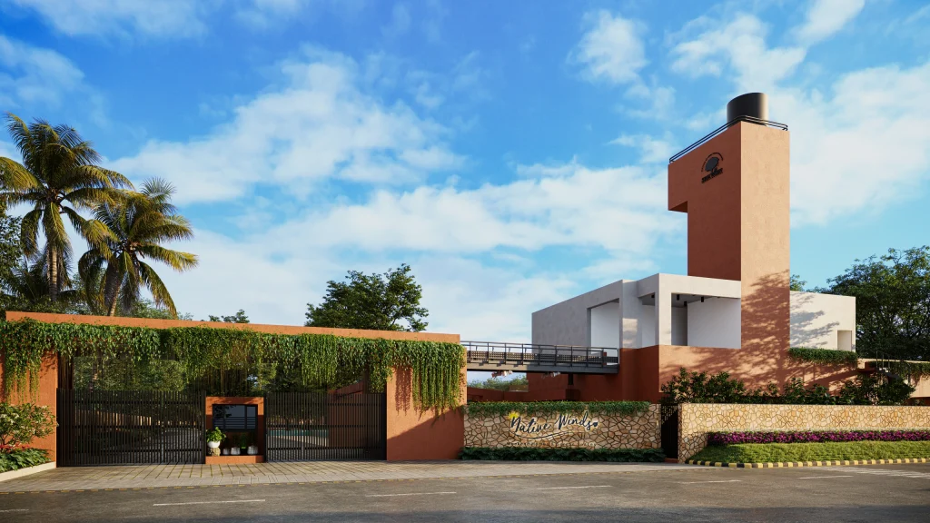 Suria Native Winds grand entrance gate design view