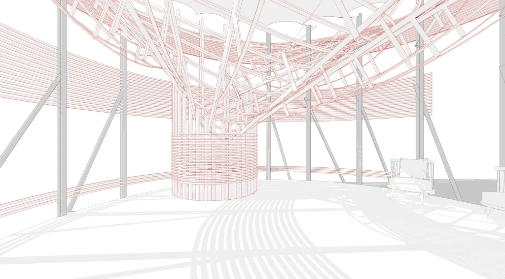 Zero G20 Pavilion architectural layout view